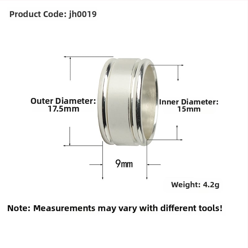 Metalni ukrasni prsten za DIY izradu lula – dodatak za lula, ispis logotipa, prilagodljiv, pakiranje 100 kom