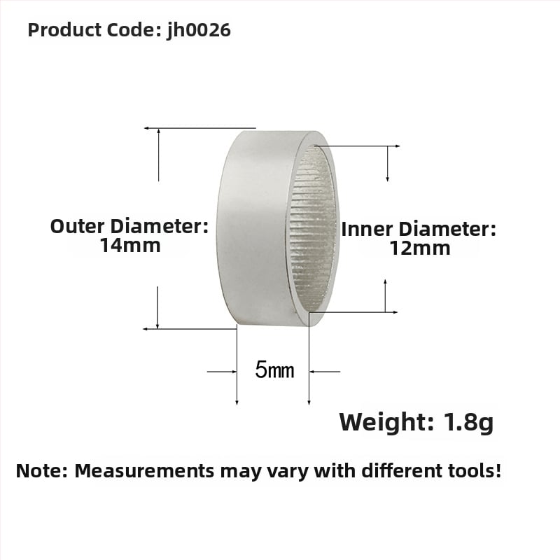 Metalni ukrasni prsten za DIY izradu lula – dodatak za lula, ispis logotipa, prilagodljiv, pakiranje 100 kom