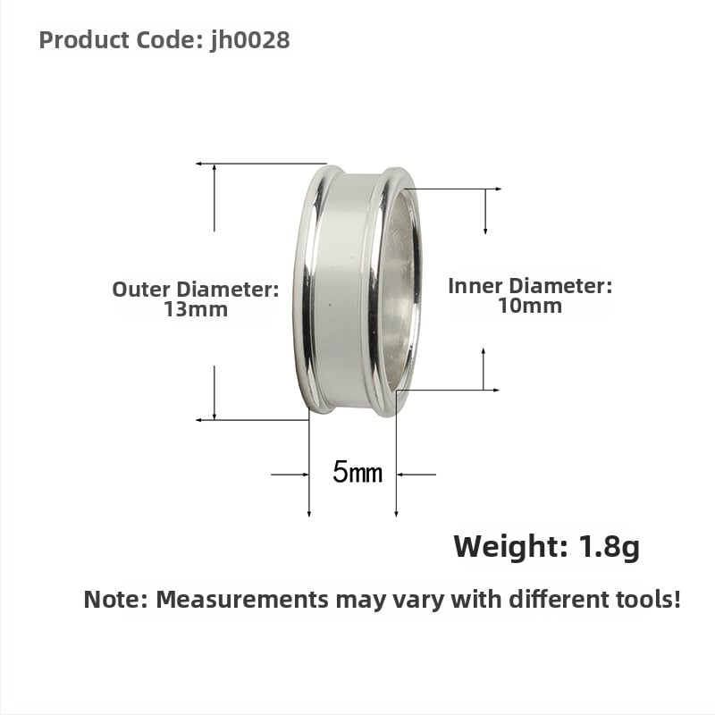 Metalni ukrasni prsten za DIY izradu lula – dodatak za lula, ispis logotipa, prilagodljiv, pakiranje 100 kom