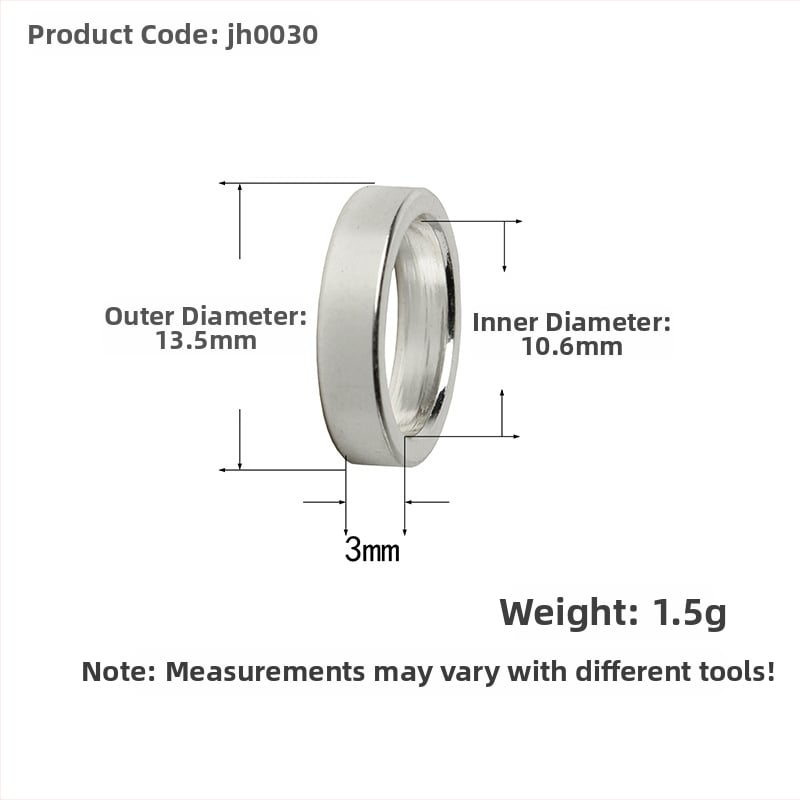 Metalni ukrasni prsten za DIY izradu lula – dodatak za lula, ispis logotipa, prilagodljiv, pakiranje 100 kom