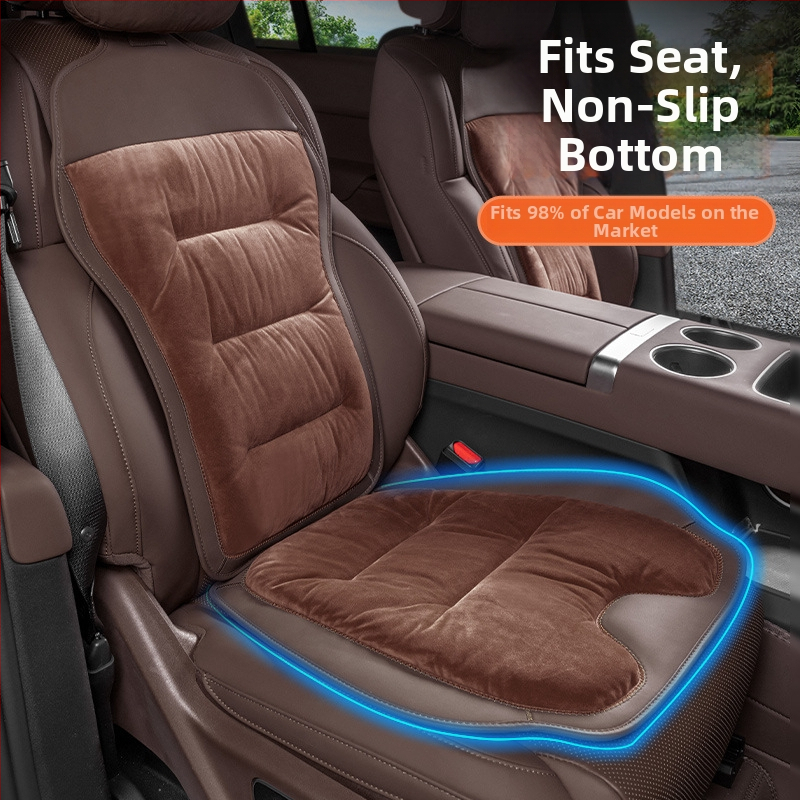 Sada vankúšov na sedadlo auta, flanelové zimné plyš, výplň bavlna, značka Wild Cow