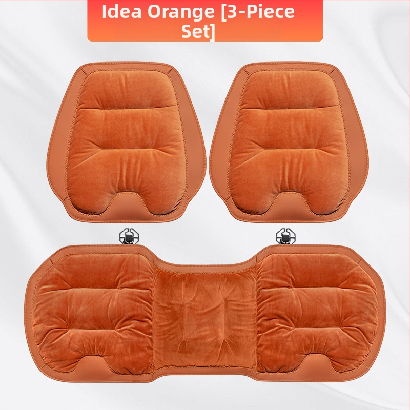 Sada vankúšov na sedadlo auta, flanelové zimné plyš, výplň bavlna, značka Wild Cow