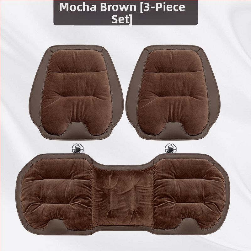 Sada vankúšov na sedadlo auta, flanelové zimné plyš, výplň bavlna, značka Wild Cow