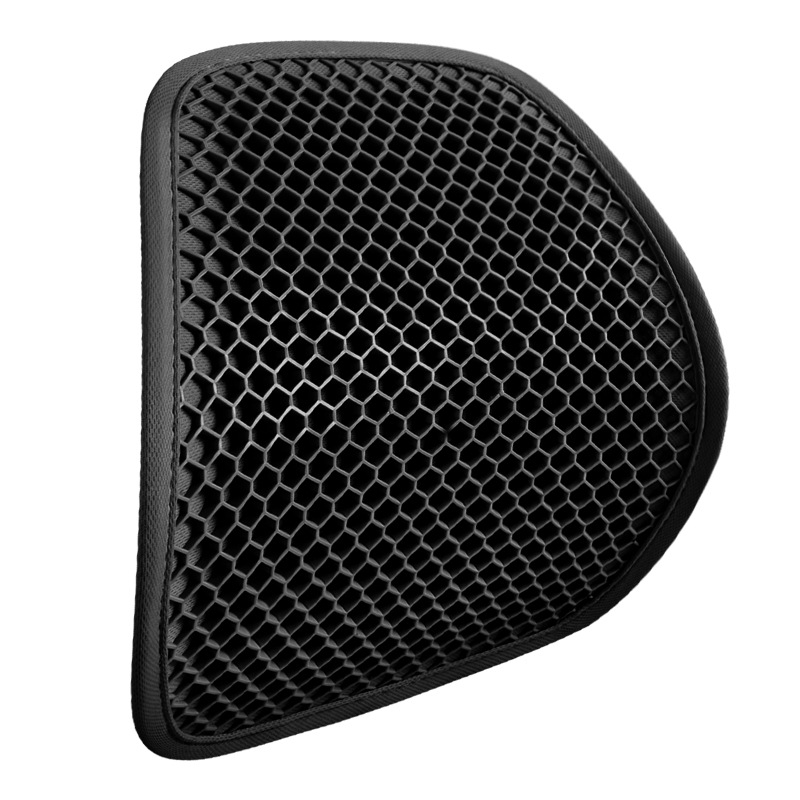 Gel jastuk za sjedenje za ured i automobil, prozračan, gumirana površina, punjenje od baršunaste pamuke, ljetni hlađajući dizajn s ćelijastom strukturom