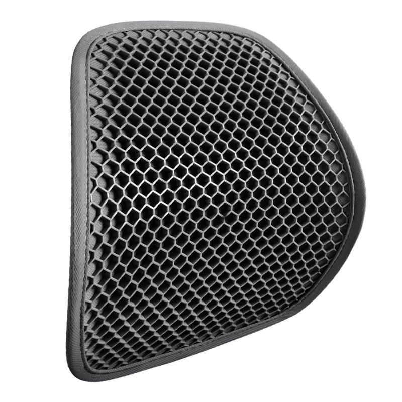 Gel jastuk za sjedenje za ured i automobil, prozračan, gumirana površina, punjenje od baršunaste pamuke, ljetni hlađajući dizajn s ćelijastom strukturom