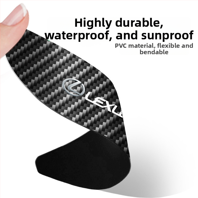 Zaštita od kiše za retrovizor, karbonsko vlakno, Ride Sharp, bez prilagodbe