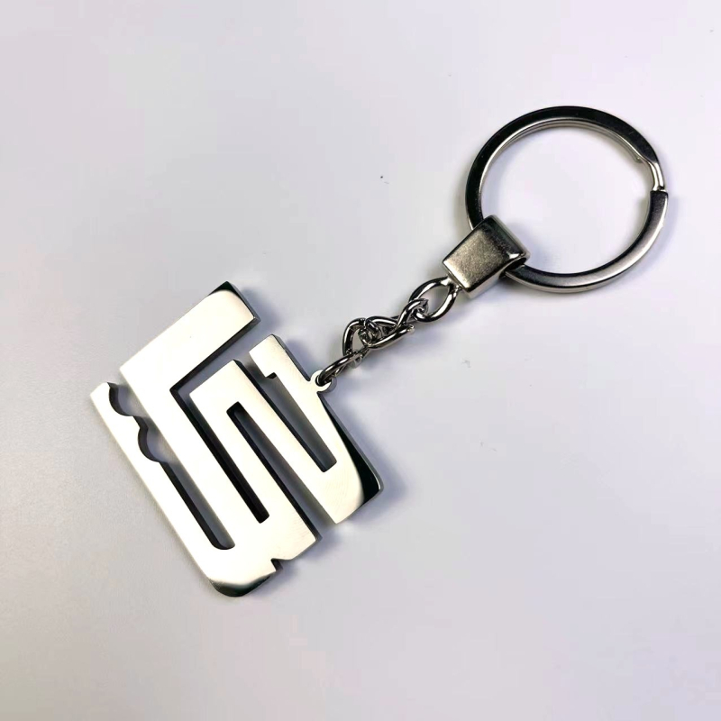 Ключодържател от титанова стомана – баскетболна висулка с лого OK; фен артикули; материал: титанова стомана; лого: OK; спорт: баскетбол