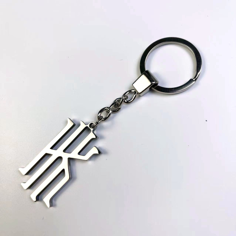 Ключодържател от титанова стомана – баскетболна висулка с лого OK; фен артикули; материал: титанова стомана; лого: OK; спорт: баскетбол