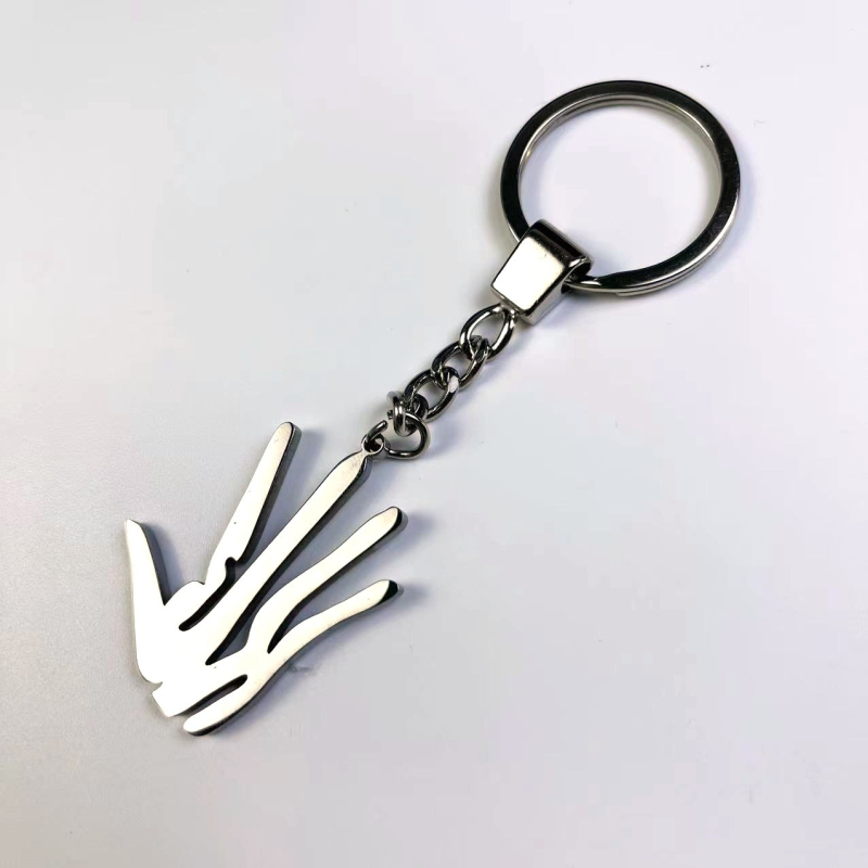 Ключодържател от титанова стомана – баскетболна висулка с лого OK; фен артикули; материал: титанова стомана; лого: OK; спорт: баскетбол