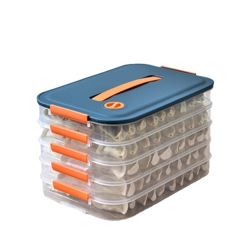 Nagy kapacitású dumplings fagyasztó tároló – több rétegű, időzítővel, műanyagból