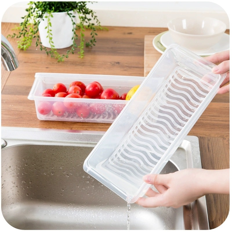 Plastična pravokutna kutija za skladištenje u hladnjaku, 301–500 ml, jednostruka