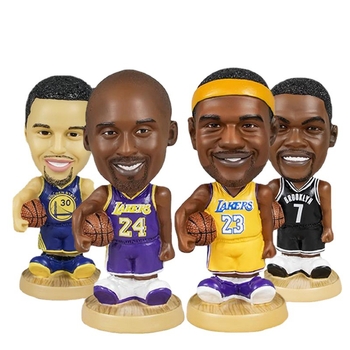 Бобълхед фигура за фенове на баскетбола – смола, персонализиране по заявка; сцени на движение; спорт: баскетбол