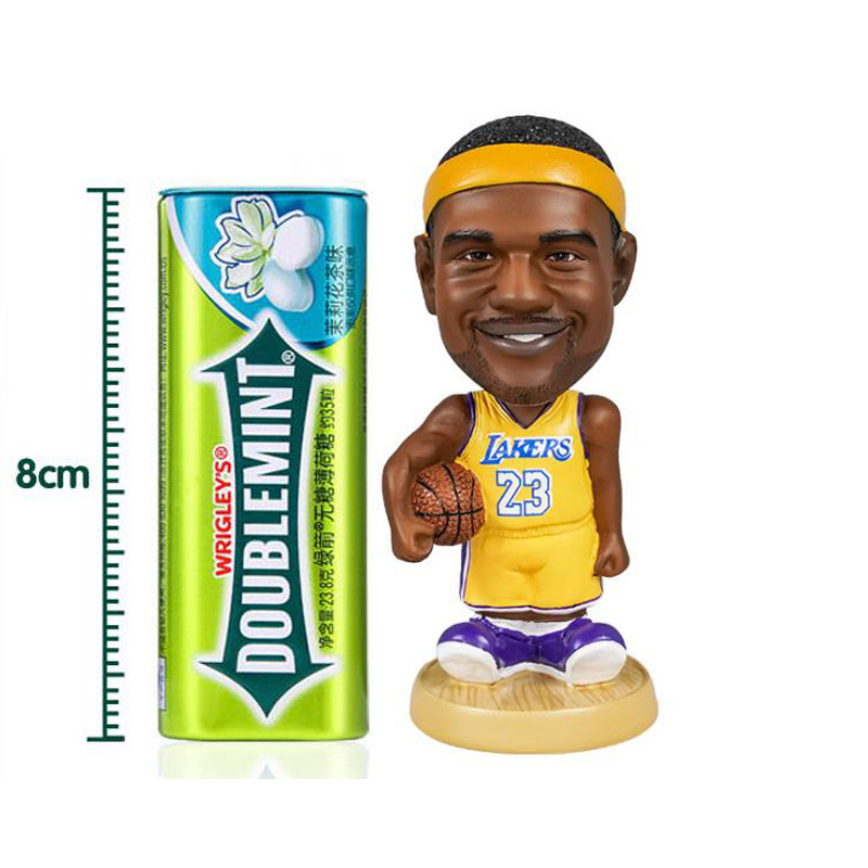 Бобълхед фигура за фенове на баскетбола – смола, персонализиране по заявка; сцени на движение; спорт: баскетбол