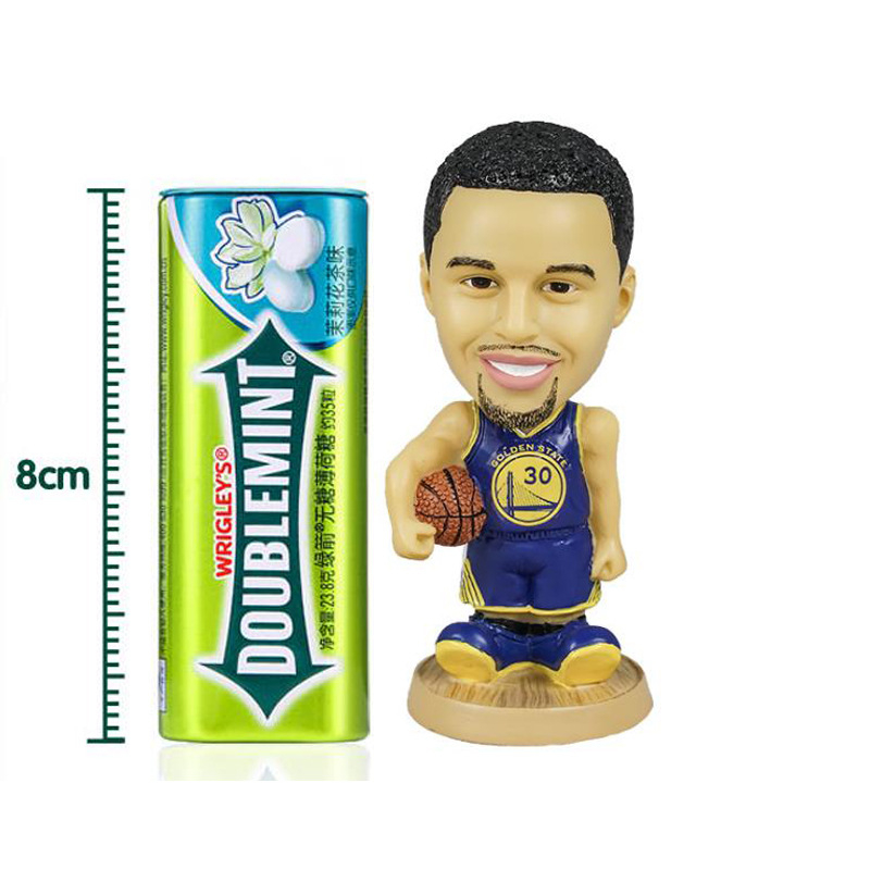 Бобълхед фигура за фенове на баскетбола – смола, персонализиране по заявка; сцени на движение; спорт: баскетбол