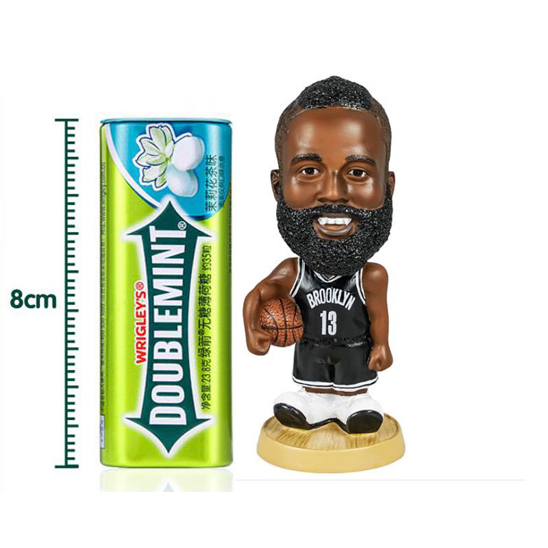 Бобълхед фигура за фенове на баскетбола – смола, персонализиране по заявка; сцени на движение; спорт: баскетбол