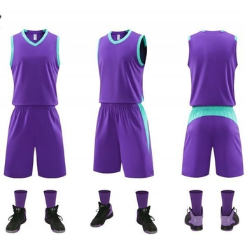 Unisex mladež košarkaška uniforma s prilagođenom otiskom, 100% poliester, brzo se suši i prozračna