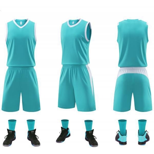 Unisex mladež košarkaška uniforma s prilagođenom otiskom, 100% poliester, brzo se suši i prozračna