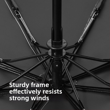 Αυτόματη ομπρέλα ήλίου για ενήλικες, 3 τμημάτων, UV προστασία UPF>50, σκελετός από ατσάλι με 8 βραχίονες, δυνατότητα εκτύπωσης λογότυπου