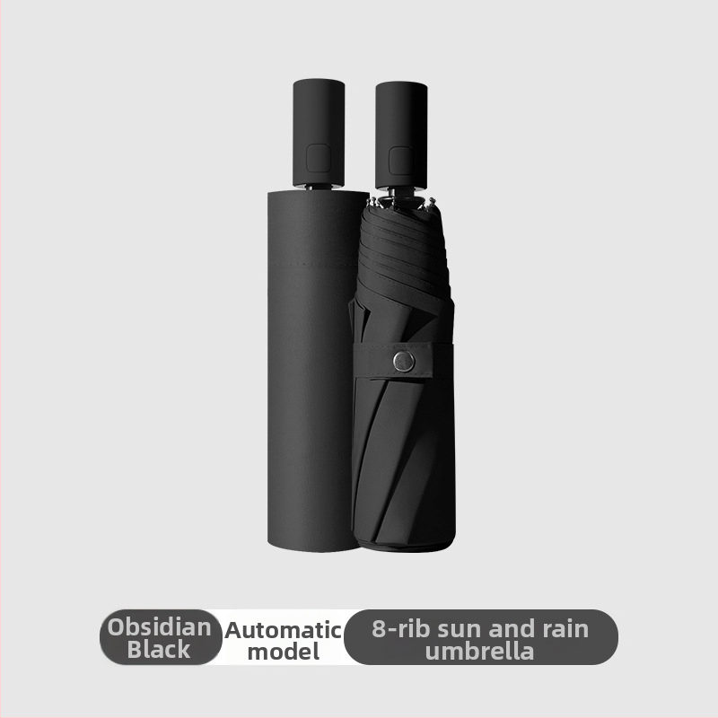 Αυτόματη ομπρέλα ήλίου για ενήλικες, 3 τμημάτων, UV προστασία UPF>50, σκελετός από ατσάλι με 8 βραχίονες, δυνατότητα εκτύπωσης λογότυπου