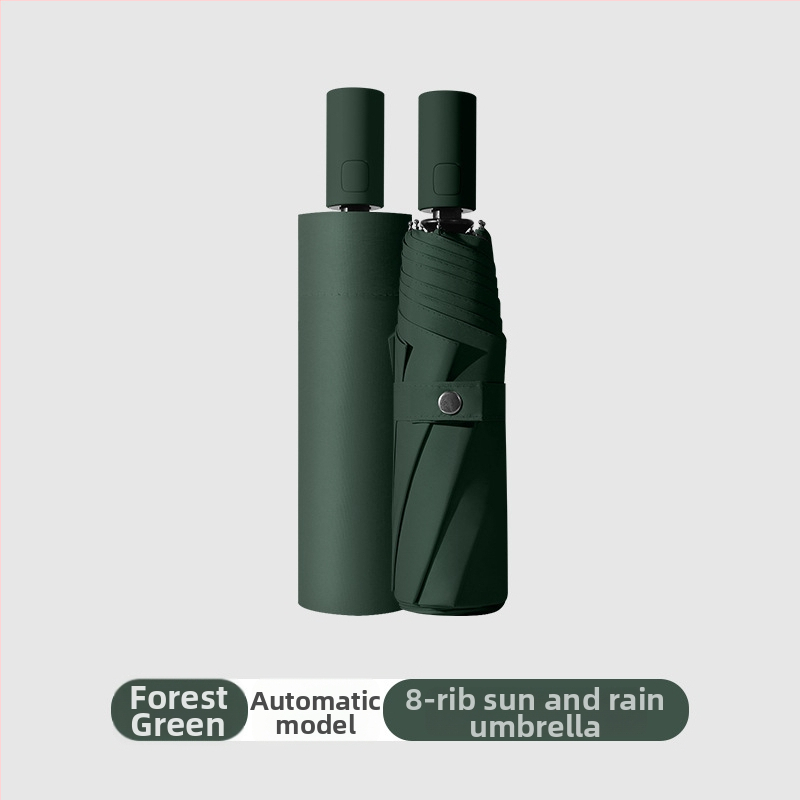 Αυτόματη ομπρέλα ήλίου για ενήλικες, 3 τμημάτων, UV προστασία UPF>50, σκελετός από ατσάλι με 8 βραχίονες, δυνατότητα εκτύπωσης λογότυπου