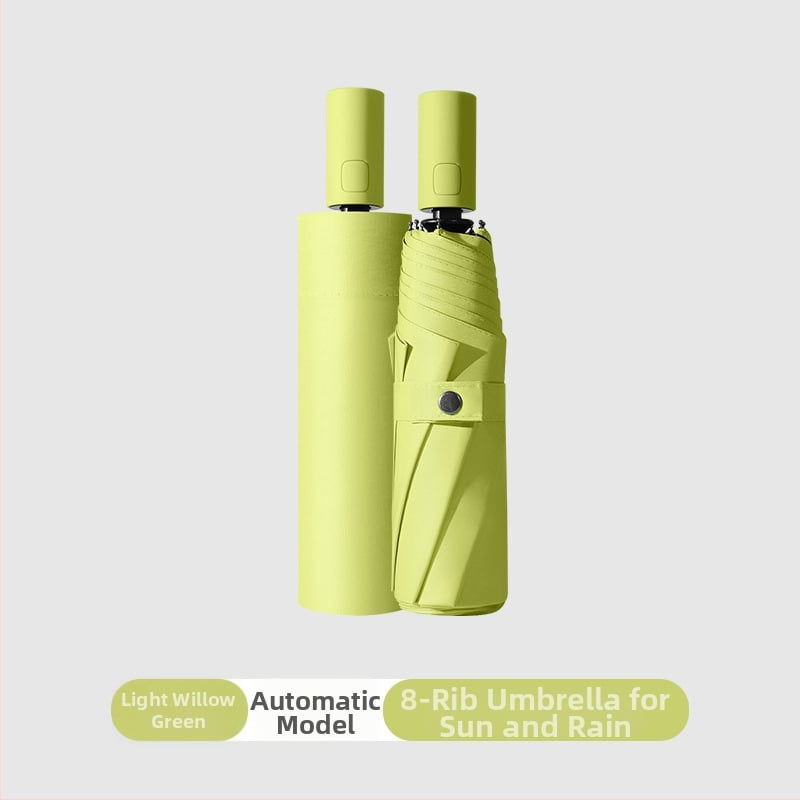 Αυτόματη ομπρέλα ήλίου για ενήλικες, 3 τμημάτων, UV προστασία UPF>50, σκελετός από ατσάλι με 8 βραχίονες, δυνατότητα εκτύπωσης λογότυπου