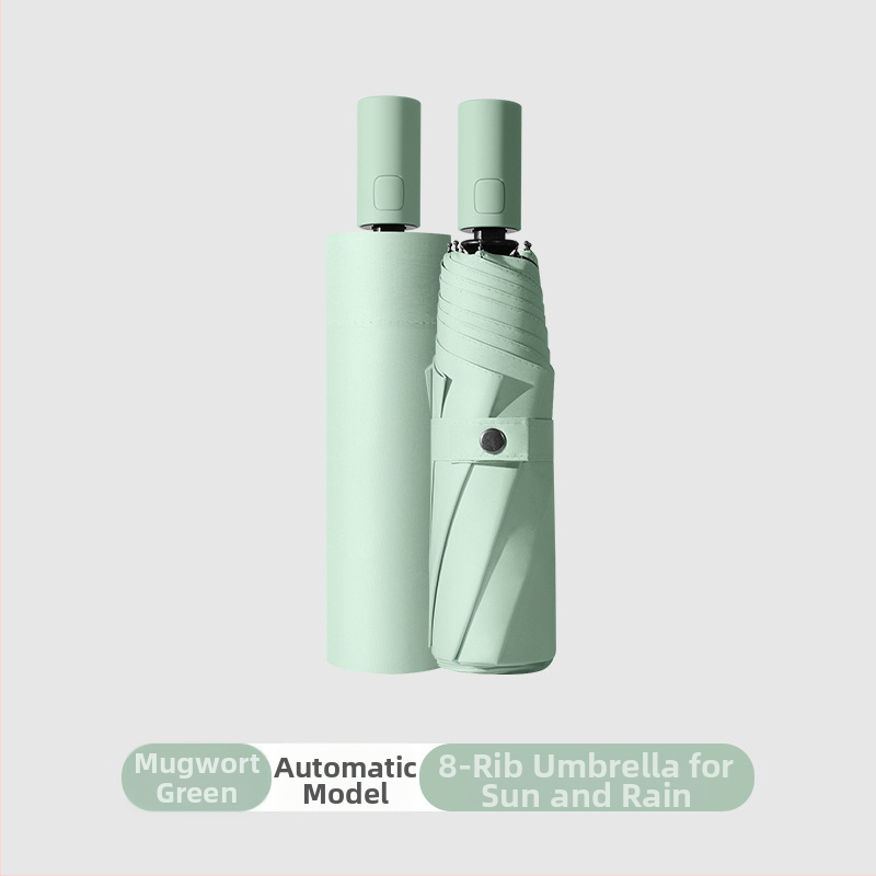Αυτόματη ομπρέλα ήλίου για ενήλικες, 3 τμημάτων, UV προστασία UPF>50, σκελετός από ατσάλι με 8 βραχίονες, δυνατότητα εκτύπωσης λογότυπου