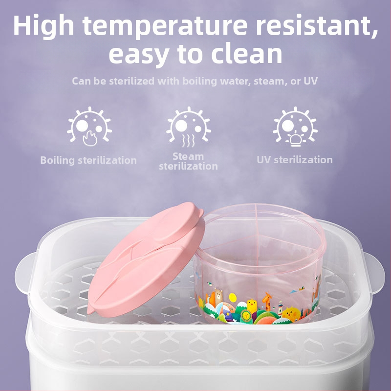 ALGO kutija za mlijeko u prahu s tri odjeljka, zatvorena i prenosna za novorođenčad