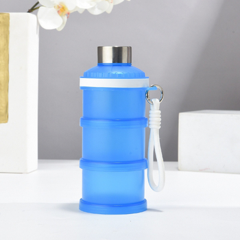 Plastična prijenosna kutija za mlijeko u prahu i čašica proteina, bez marke, pogodna za uzrast 2–3 godine