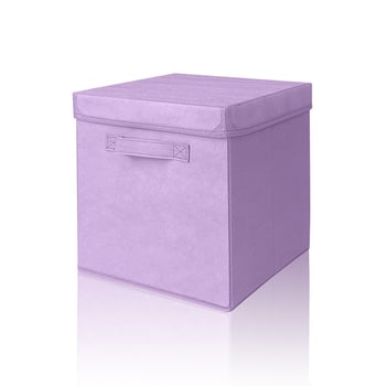 Kutija za skladištenje odjeće s poklopcem, od netkanog materijala, kapacitet 10–20 L, sklopiva, otporna na prašinu, model DY-A04