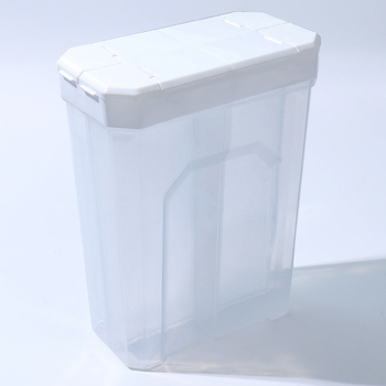 Cutie plastic cu compartimente, pătrată, 2,1–3 L, compatibilă cu cuptorul cu microunde