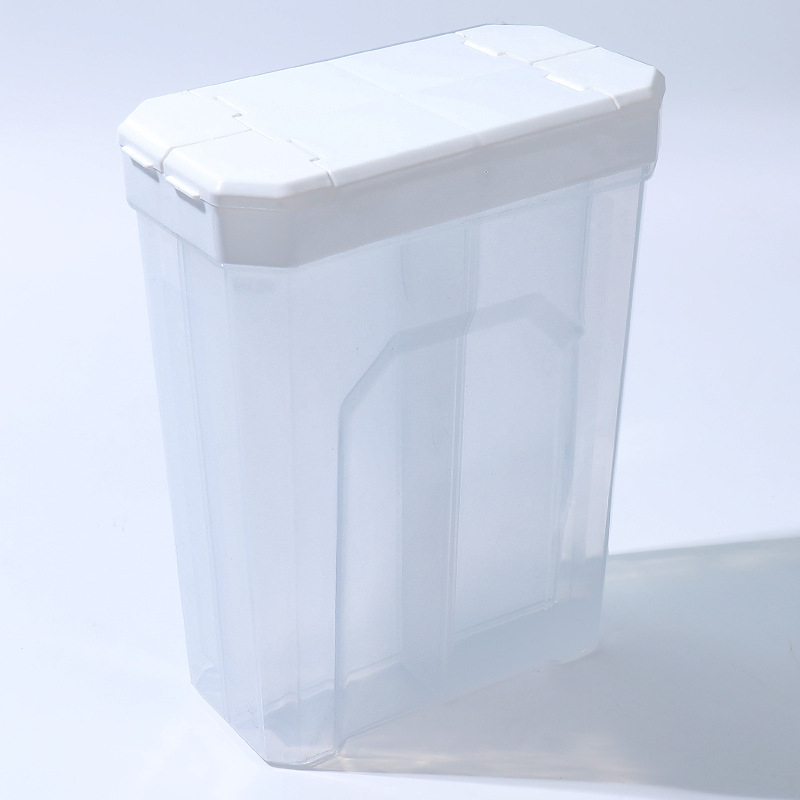 Cutie plastic cu compartimente, pătrată, 2,1–3 L, compatibilă cu cuptorul cu microunde