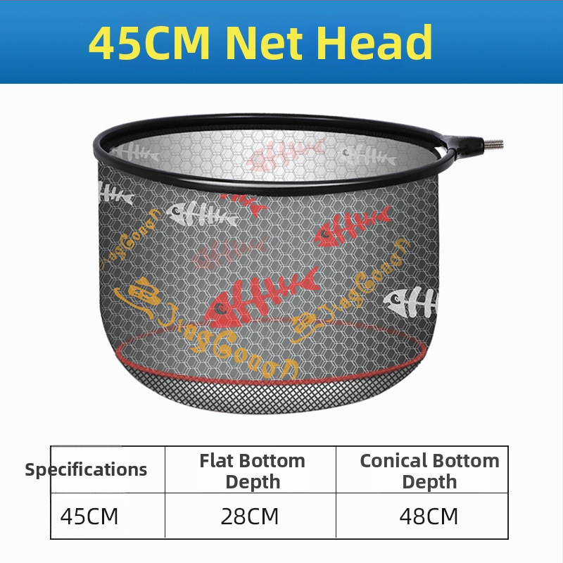 Ultra ľahká hlava siete na rybolov pre veľké ryby s proti hákom