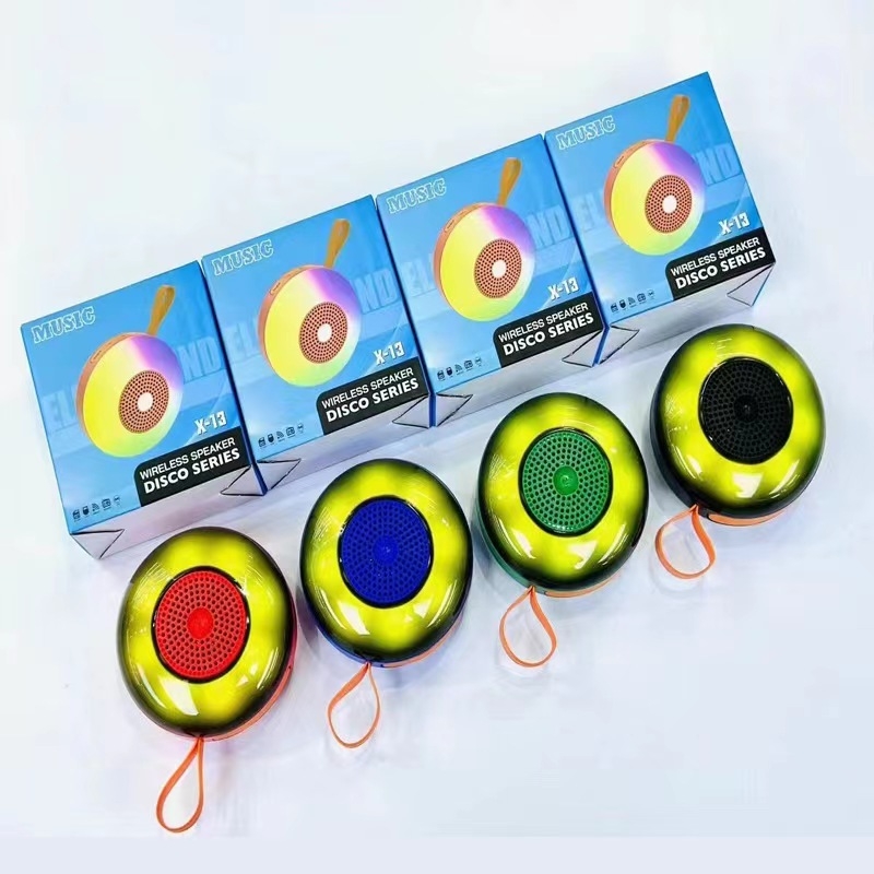 Prijenosni Bluetooth zvučnik za bicikl s LED ambijentalnim osvjetljenjem, podrška TF kartice/USB, 5W, Bluetooth 5.1, ugrađena baterija 500–800 mAh, frekvencijski raspon 30Hz–15kHz