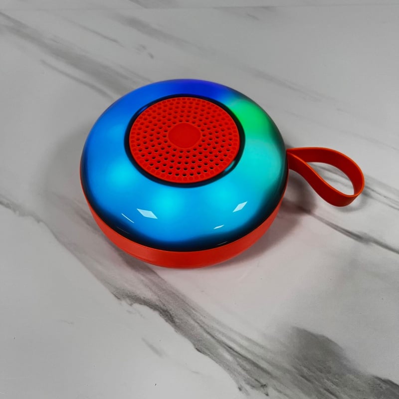 Prijenosni Bluetooth zvučnik za bicikl s LED ambijentalnim osvjetljenjem, podrška TF kartice/USB, 5W, Bluetooth 5.1, ugrađena baterija 500–800 mAh, frekvencijski raspon 30Hz–15kHz