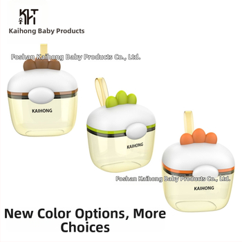 PPSU kutija za mlijeko za bebe, prijenosna s dvostrukim odjeljcima, zatvorena i otporna na vlagu, pogodna od rođenja do 3 godine