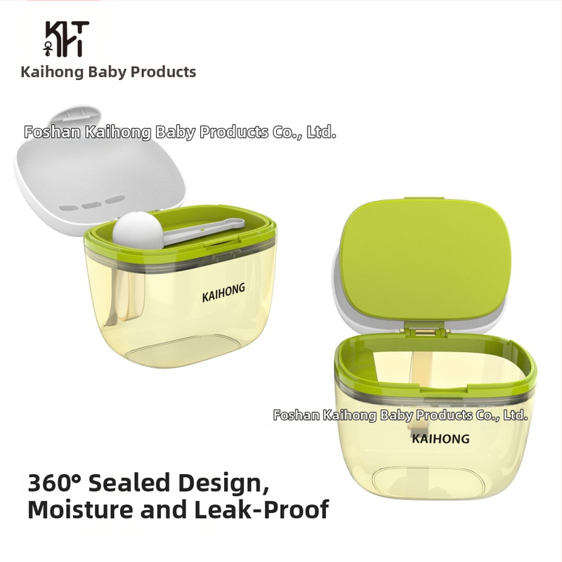 PPSU kutija za mlijeko za bebe, prijenosna s dvostrukim odjeljcima, zatvorena i otporna na vlagu, pogodna od rođenja do 3 godine