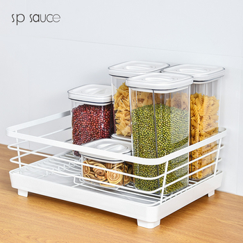 Plastični zatvoreni spremnik za hranu - SP Sauce, 1-2 L, Kvadratni, Fresh-keeping Box