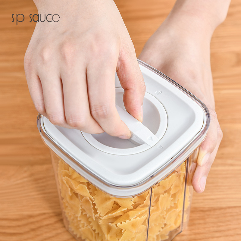 Plastični zatvoreni spremnik za hranu - SP Sauce, 1-2 L, Kvadratni, Fresh-keeping Box