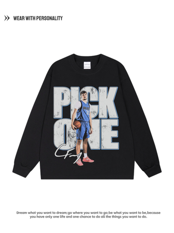 Pamučna majica slobodnog kroja s okruglim izrezom, kratkim rukavima s spuštenim ramenima, digitalni print motiva lika