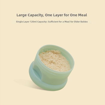 Smoked plastový box na mlieko pre deti – tri priehradky, tri vrstvy, veľká kapacita, vhodné od narodenia po 3 roky