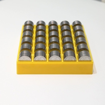 Stolna kutija za novčiće, polipropilenska konstrukcija, model 001, suvremen stil minimalističkog dizajna, ploča za brojanje novčića