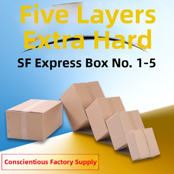 Päťvrstvové štvorcové kartónové puzdro, vlnitý kartón, 7 mm hrúbka, 230 GSM, pre všeobecné elektronické obchodovanie