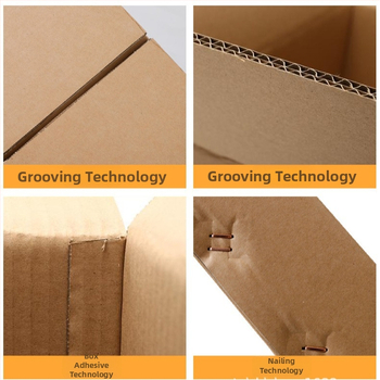 Zložený kartónový box z vlnitého kartónu, päťvrstvový, 250gsm, mimoriadne pevný