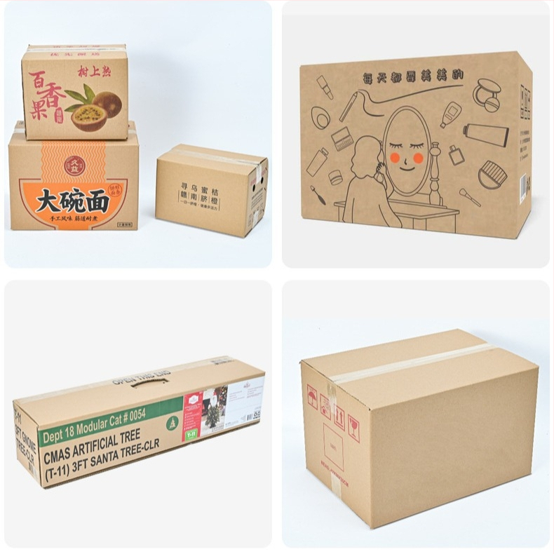 Zložený kartónový box z vlnitého kartónu, päťvrstvový, 250gsm, mimoriadne pevný