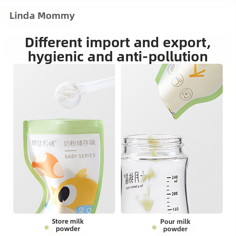 Linda Mommy vrecká na uskladnenie materského mlieka, PET, kapacita 50 g, sada 30 kusov, jednorázové