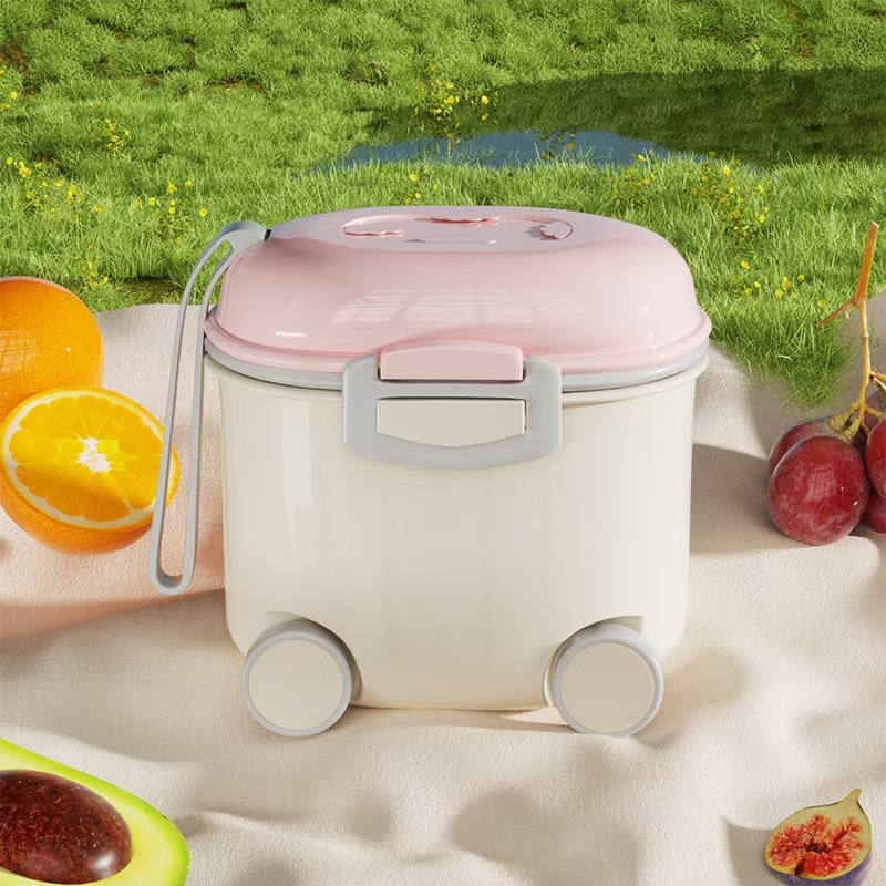 Кутия за съхранение на бебешко мляко на прах, устойчива на протичане и преносима, за възраст 0–1 години.