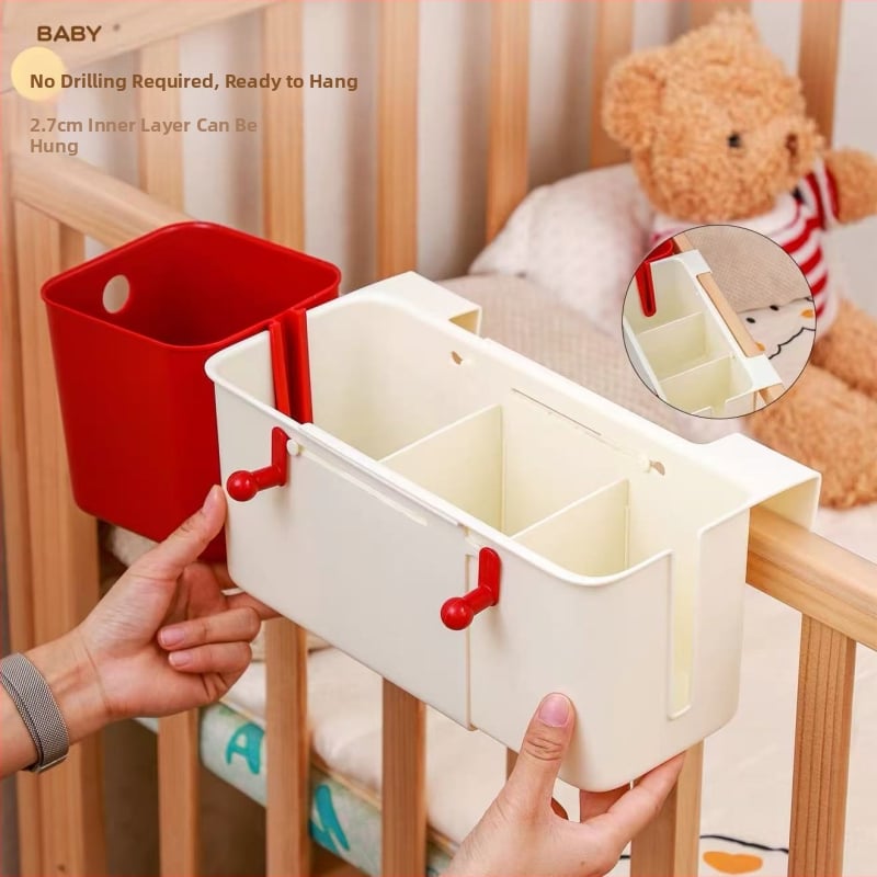 Vješena košara za pohranu u krevetić, model Telescopic XL, plastični materijal, podrijetlo Taizhou, 10 komada