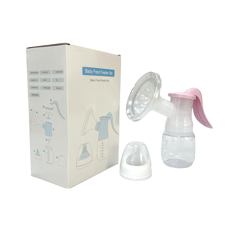 Ručna prijenosna pumpa za dojenje s spremnikom za skladištenje i bradavicom, PP materijal