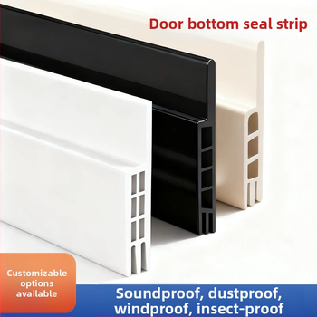 Tesnenie spodného prahu dverí, model B10, vysokoteplotná odolnosť, odolnosť voči opotrebeniu, odolnosť voči korózii, tesní, prachotesné, vodotesné a vetru odolné