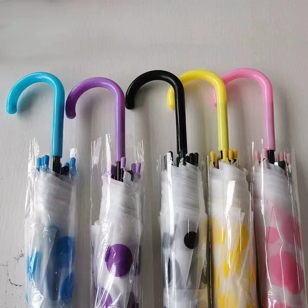 Ομπρέλα διαφήμισης με μακριά λαβή και λογότυπο, κάλυμμα από πλαστικό 210T, 8 μεταλλικά τόξα από σίδηρο, άξονας από ατσάλι, αυτόματη έναρξη ανοίγματος